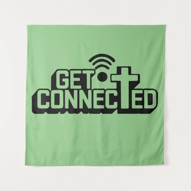 Christian Get Connected Tapestry (Front)