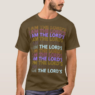CHRISTIAN GIFT, I AM THE LORDS, FUN COLORFUL JESUS T-Shirt