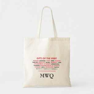 Christian   GIFTS OF SPIRIT   Monogram Tote Bag