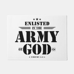 Christian gifts religious bible verse scriptures G Doormat