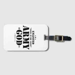 Christian gifts religious bible verse scriptures G Luggage Tag