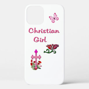 Christian Girl Bible verse iPhone 12 Case