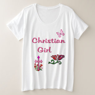Christian Girl  Plus Size T-Shirt