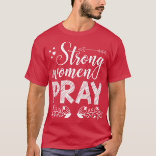 Christian Girls Women Gift Pray Jesus Christ T-Shirt