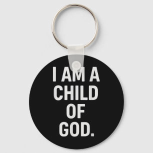 Christian God Faith Jesus Church Gods Child Church Key Ring