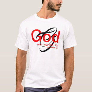 Christian GOD FINAL SAY Custom Monogram T-Shirt