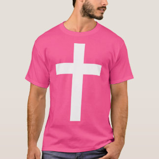 Christian God Jesus Cross White T-Shirt