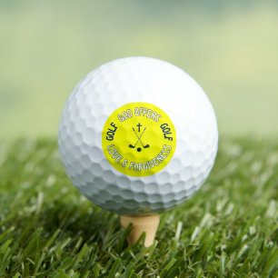 Christian God Offers Love Forgiveness Cross Yellow Golf Balls