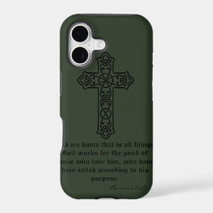 Christian Grace Dark Green Case