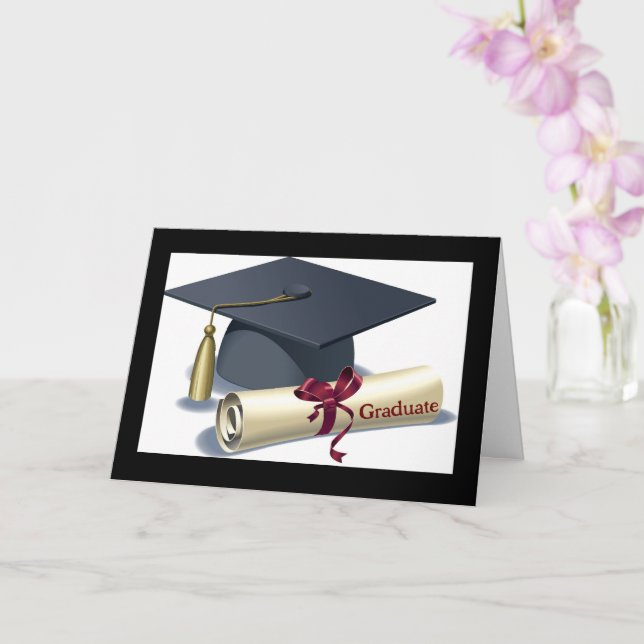 Christian Graduation Card (Orchid)