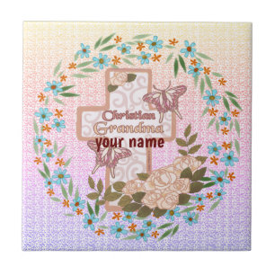 Christian Grandma Tile