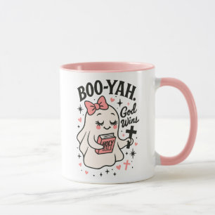 Christian Halloween Boo Ya God Wins  Mug