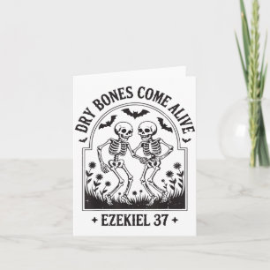 Christian Halloween Dry Bones Come Alive Funny Jes Card