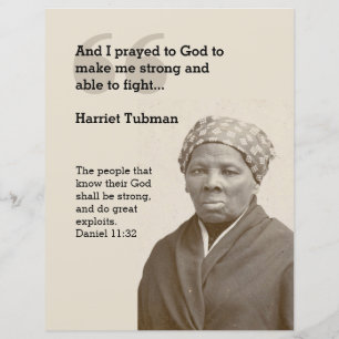 Christian HARRIET TUBMAN Quote