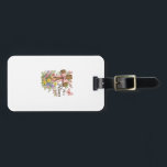 Christian- He is Risen Floral Cross Religious East Luggage Tag<br><div class="desc">Christian- He is Risen Floral Cross Religious Easter T-Shirt</div>