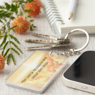 Christian Heavenly Cloud Church Business Key Ring