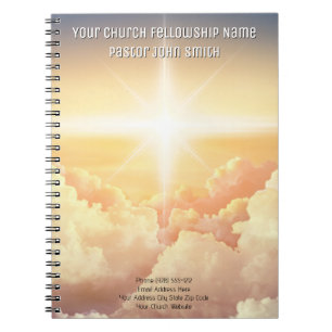 Christian Heavenly Cloud Church Business Notebook