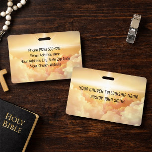 Christian Heavenly Cloud Church  ID Badge
