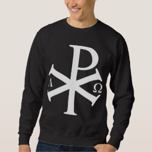 Christian History Alpha Omega Chi Rho byzantine Ch Sweatshirt