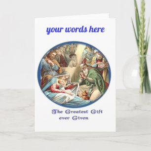 christian holiday card