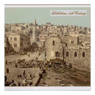 Christian Home Decor Vintage Photo Holy Land
