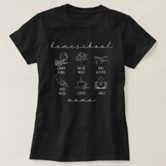 Christian Homeschool Mama Shirt, Homeschool Mum T-Shirt