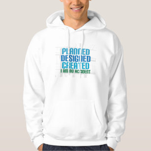 Christian hoodie: Planned Designed Created Hoodie