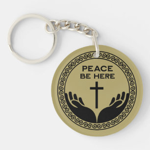 Christian House Blessing Key Ring
