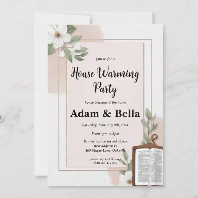 christian housewarming invitation (Front)