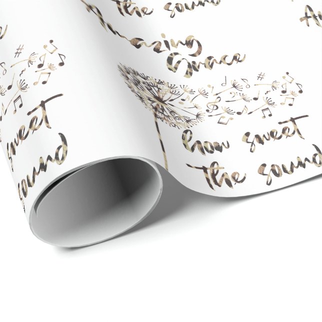 Christian Hymn; Amazing Grace Quote Wrapping Paper (Roll Corner)