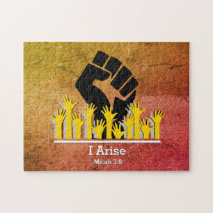 Christian I ARISE Micah 7:8 Motivational Jigsaw Puzzle