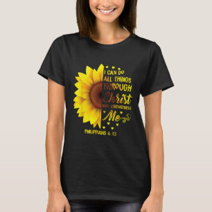 Christian I Can Do All Things Through Christ Bible T-Shirt