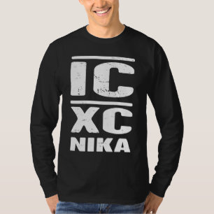 Christian IC XC NIKA Distressed Eastern Orthodox T-Shirt