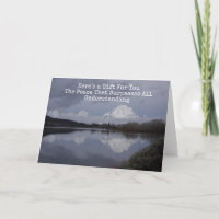 Christian Inmate Card with Gospel message inside