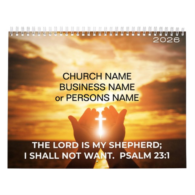 Christian Inspirational 2026 Calendar (Cover)