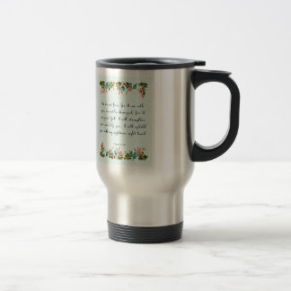 Christian inspirational Art - Isaiah 41:10 Travel Mug
