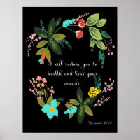 Christian inspirational Art - Jeremiah 30:17