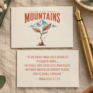 Christian Inspirational Bible Religious Cross Business Card