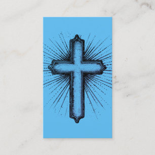 Christian Inspirational Bible Religious Cross Business Card