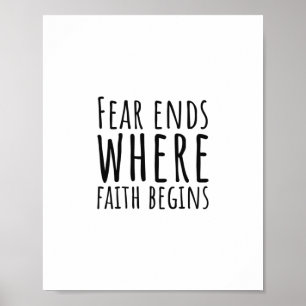 Christian Inspirational Messages Poster