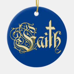 christian jesus christ cross Religion christmas Ceramic Tree Decoration