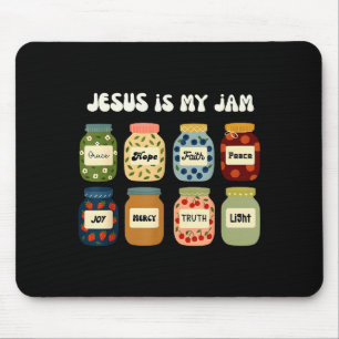 Christian Jesus Is My Jam And Im Here To Spread It Mouse Pad
