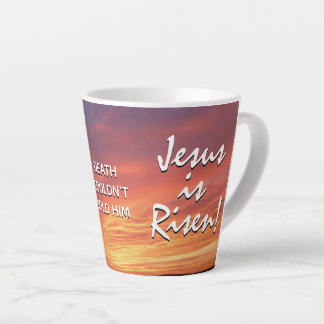 Christian JESUS IS RISEN Easter Latte Mug