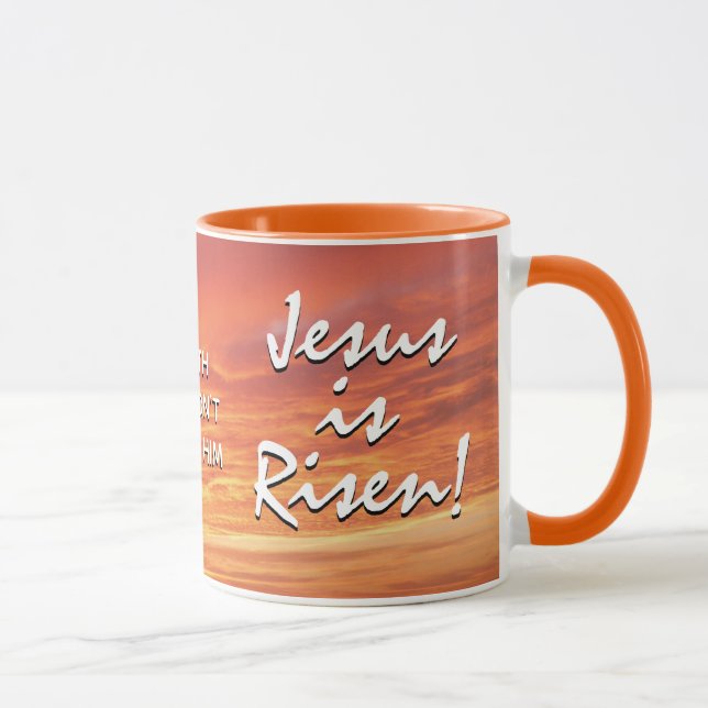 Christian JESUS IS RISEN Easter Mug (Right)