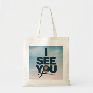 Christian Jesus is Watching you, Jesus I See You Tote Bag