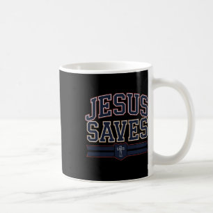 Christian Jesus Saves Bro Hockey Youth Boy You Lov Coffee Mug