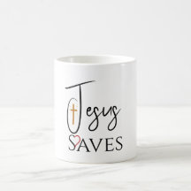 Christian Jesus Saves Cross Heart 