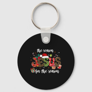 Christian Jesus The Reason Xmas Holiday Season Chr Key Ring