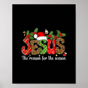 christian jesus the reason xmas holiday season chr poster