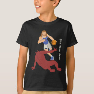 Christian Jesus Versus Satan Not Today Bysketbyll  T-Shirt